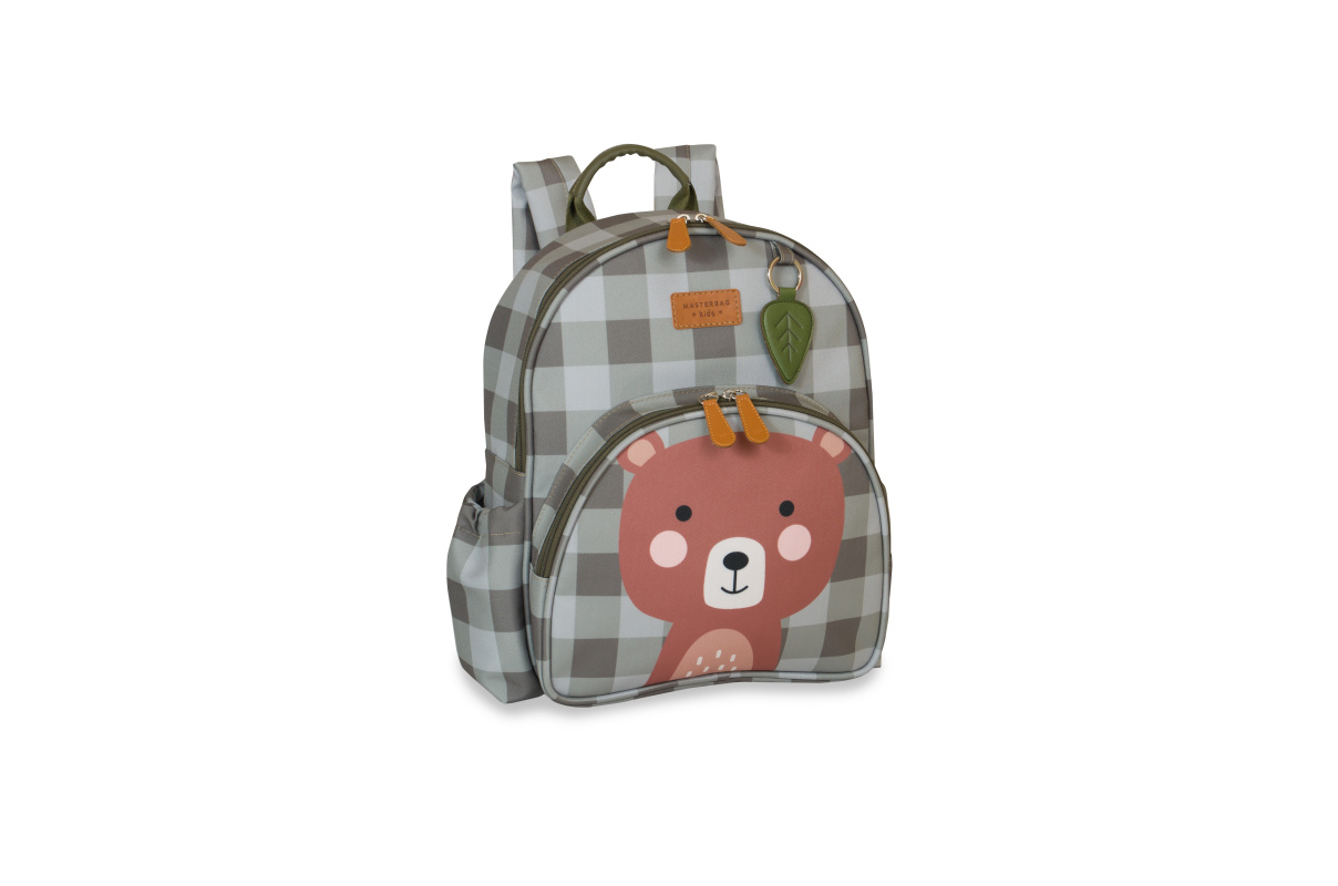 mochila kids bear oliva