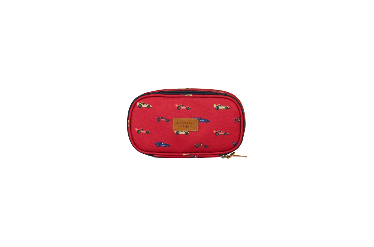 cartuchera kids carros rojo