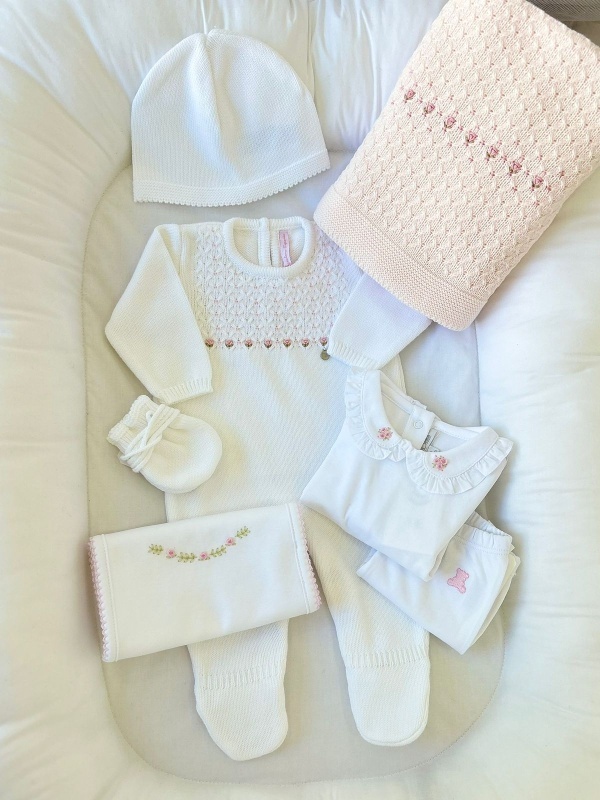 enterito alg con pie bord a mano bco/ro