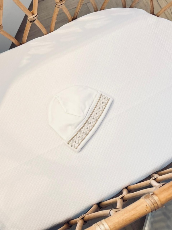 gorro smock niño pima beige