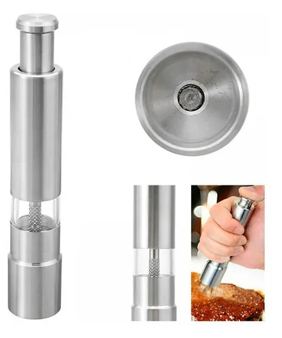 Molino manual para sal y pimienta acero inoxidable