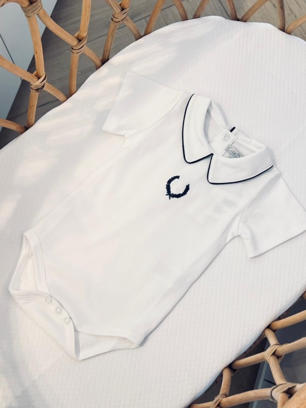 body inicial niño azul