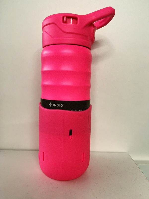 HOPPIE ACERO INOX INDIO TAPA PUSH CON PICO 710ml