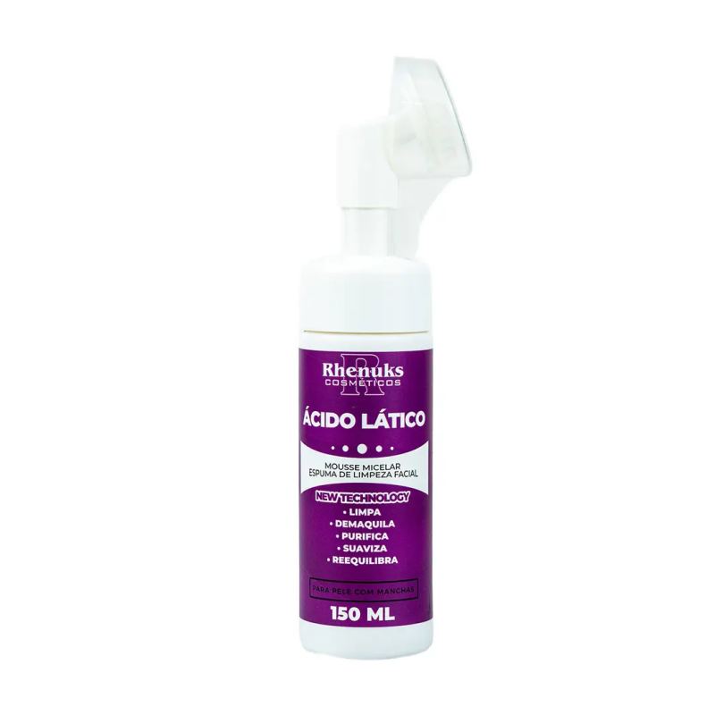 JABÓN FACIAL MOUSSE MICELAR ÁCIDO LACTICO - RHENUKS