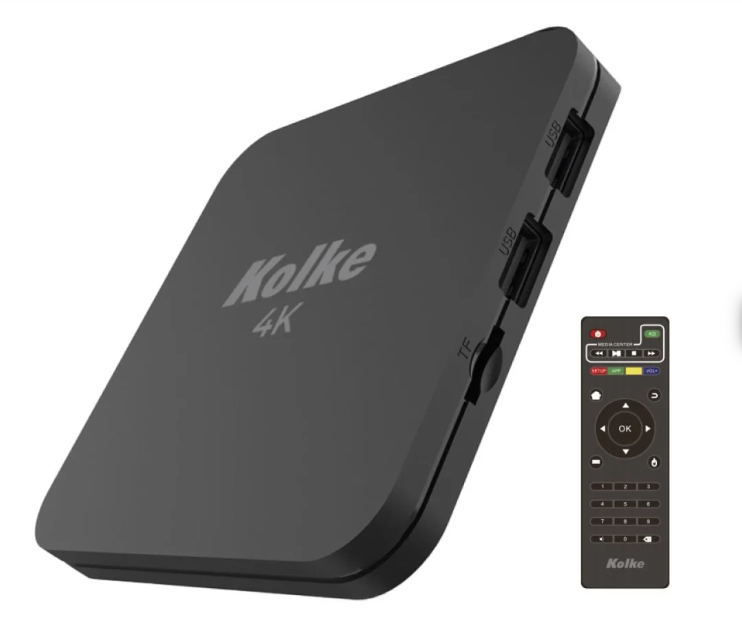 SMART TV BOX KOLKE 4K 2GB  WIFI DUAL BAND KVV-580