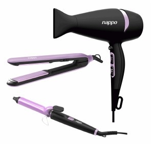 KIT  NAPPO 3 EN 1: SECADOR + PLANCHITA + BUCLERA NPK-177