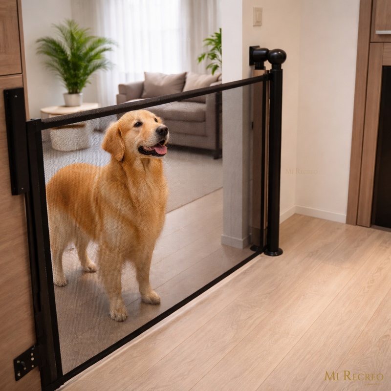 BARRERA PARA PERRO ENROLLABLE SEGURIDAD PLEGABLE PRO