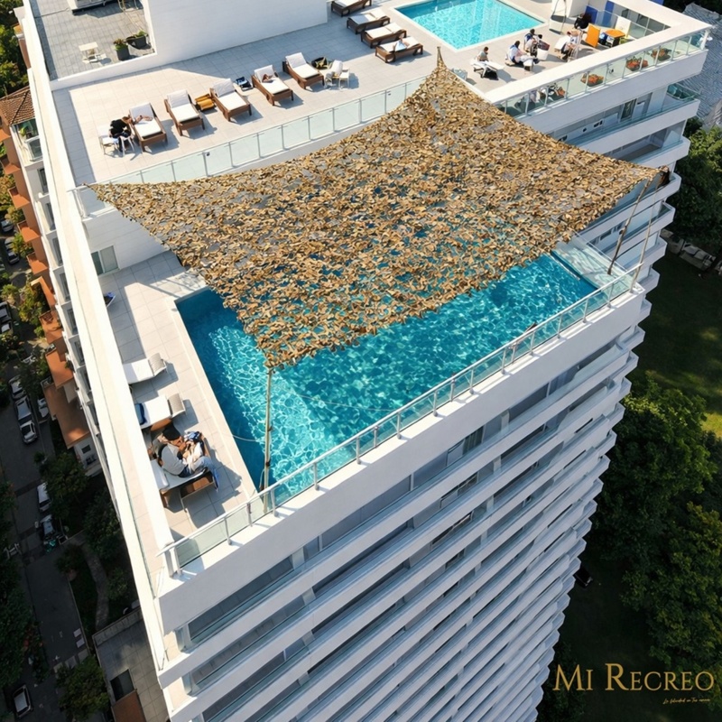 RED CAMUFLAJE MEDIASOMBRA MARRON 4X4