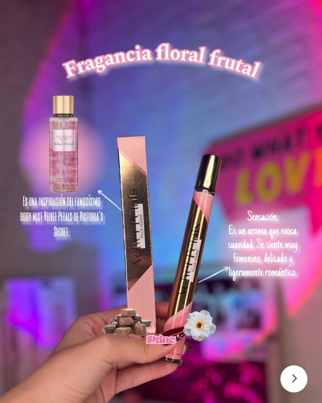 PERFUME DE BOLSILLO VELVET PETALS DAMA - V.V.LOVE