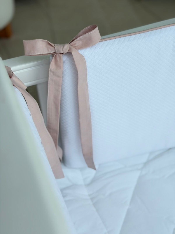 chichonera cuna matelase blanco