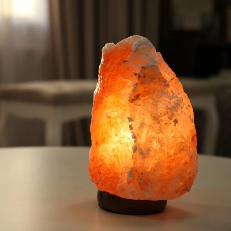 LAMPARA PIEDRA DE SAL HIMALAYA MULTICOLOR