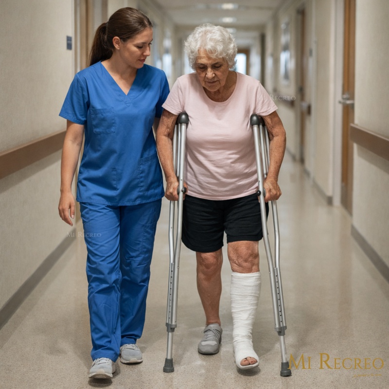 MULETAS REFORZADAS PARA MUJER ANCIANA