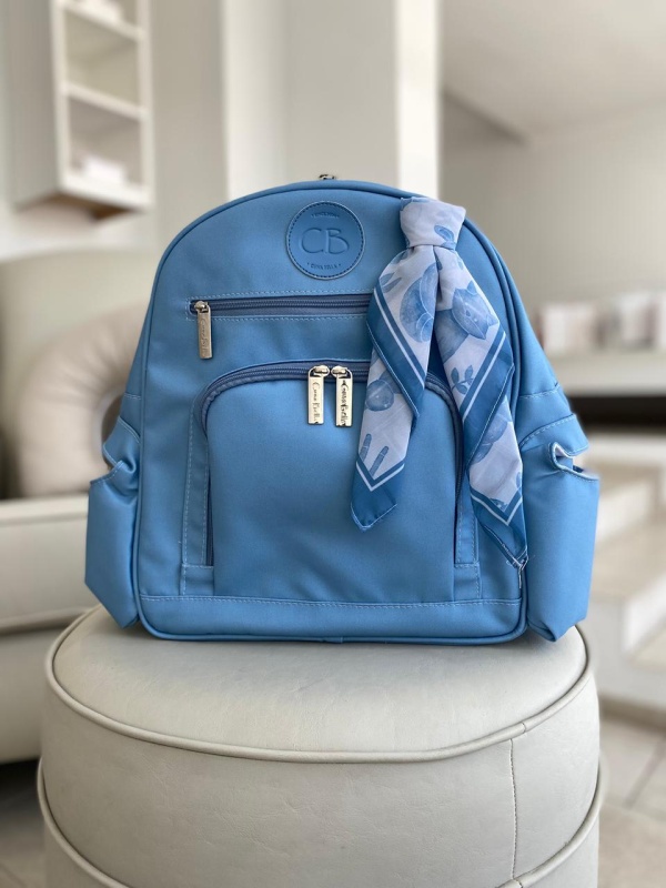 mochila noah fauna cuna azul