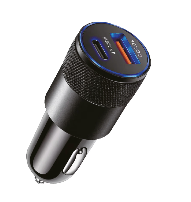 CARGADOR DE AUTO KOLKE USB+ USB C KCR-4741