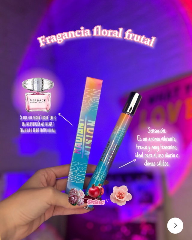PERFUME DE BOLSILLO RADIANT VISION DAMA- V.V.LOVE