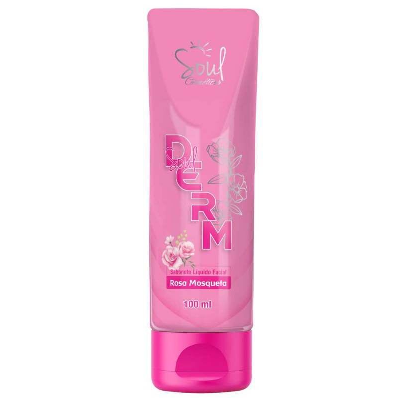 JABÓN FACIAL SOUL DERM ROSA MOSQUETA - SOUL COSMETICS