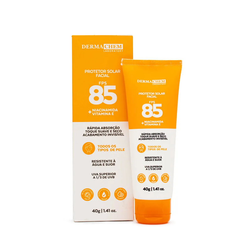 PROTECTOR SOLAR FACIAL 85 FPS - DERMACHEM