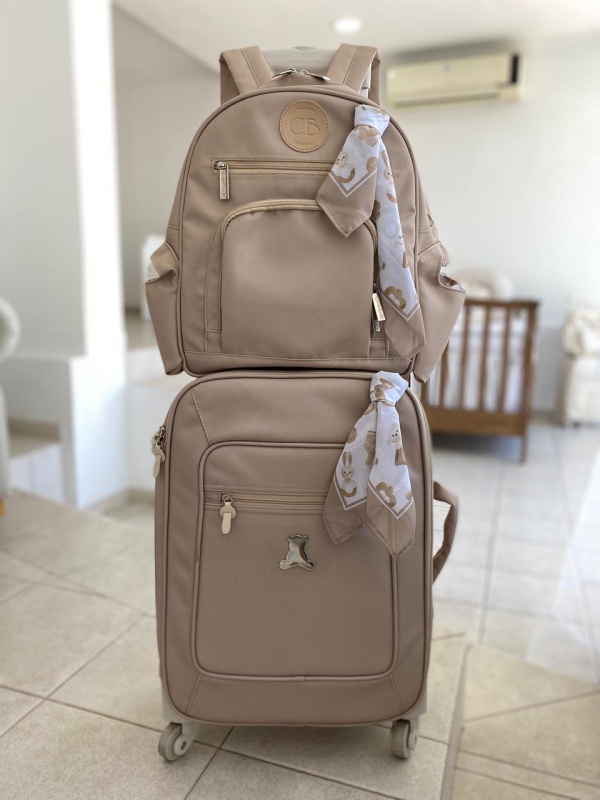 carry on baby cuna caqui