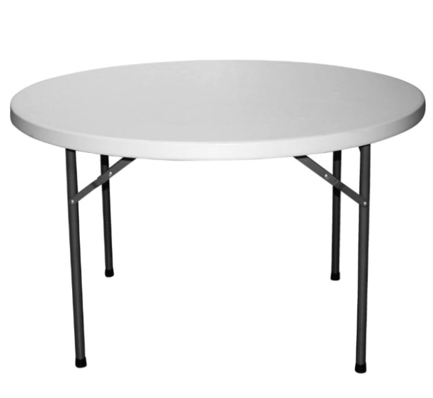 MESA REDONDA LEVEL PLEGABLE 122x74cm