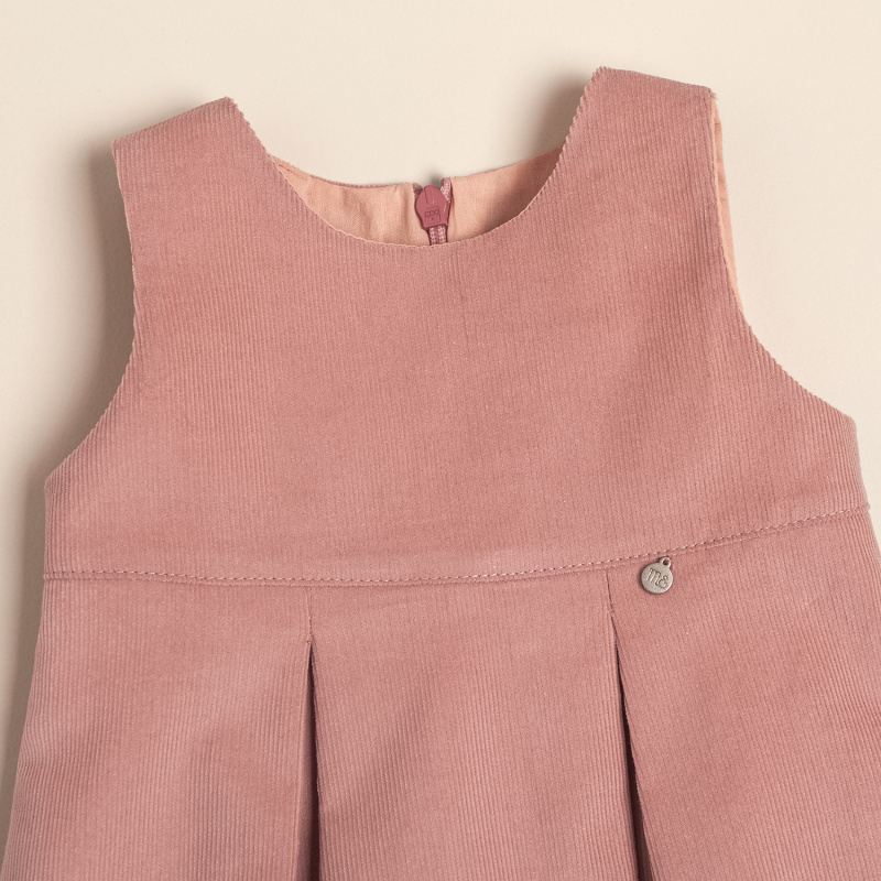 jumper de corderoy de algodon forrado jazmin rosa