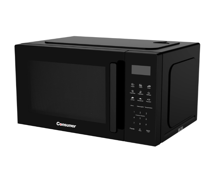 Microondas Consumer 25L Negro