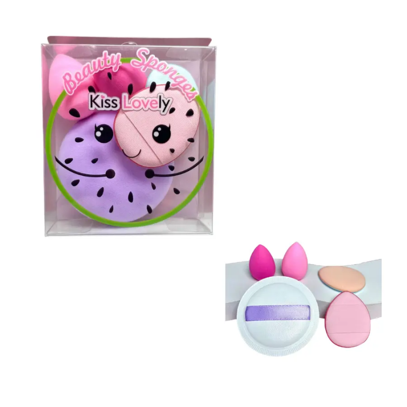 ESPONJA PARA POLVO 5PCS – KISS LOVELY