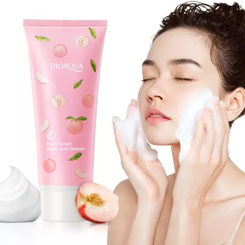 JABÓN FACIAL CON AMINOACIDOS DE DURAZNO - BIOAQUA
