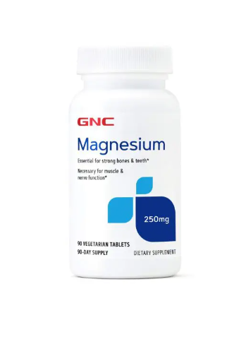 Magnesio 250mg GNC 90 comprimidos