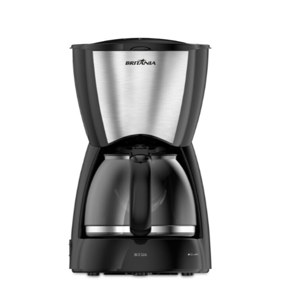 Cafetera Britania BCF32A Inox Negra
