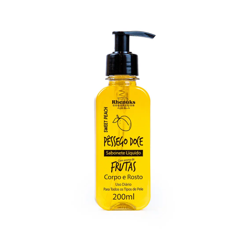 CREMA HIDRATANTE CORPORAL Y FACIAL DURAZNO DULCE - RHENUKS 200ML