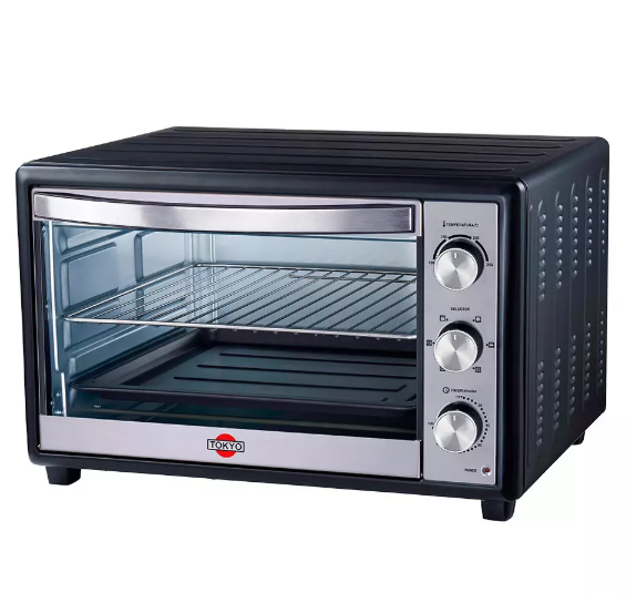 HORNO ELECTRICO TOKYO LISTO PLUS 46LTS NEGRO