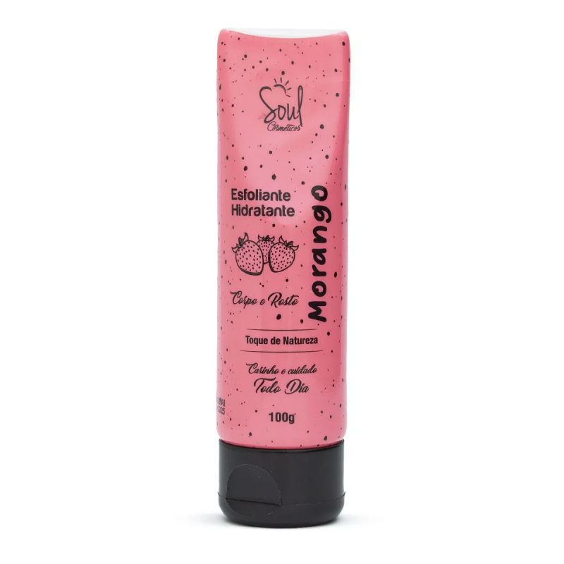 EXFOLIANTE HIDRATANTE CORPORAL Y FACIAL MORANGO - SOUL COSMETICS