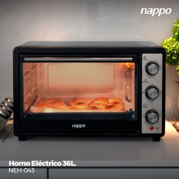 HORNO COMPACTO NAPPO SIN HORNALLAS 36L NEH-043
