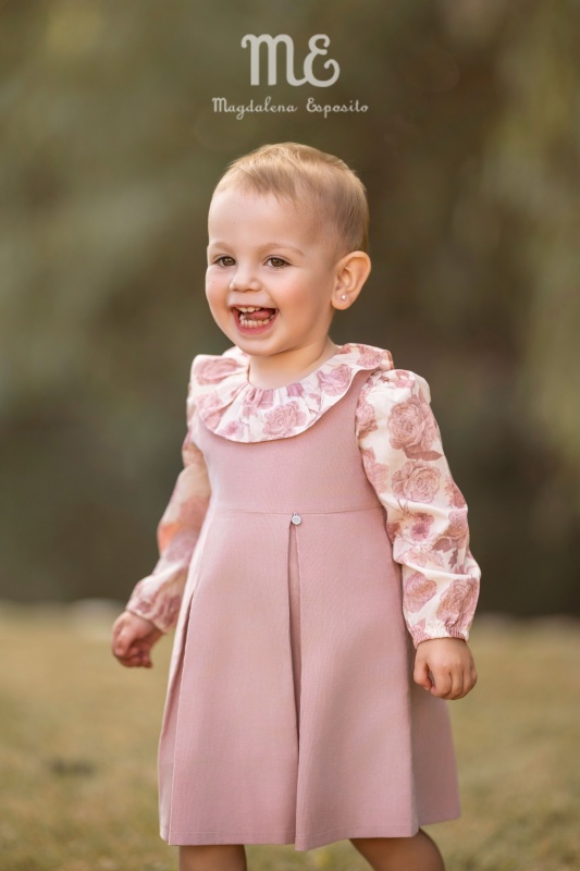 jumper de corderoy de algodon forrado jazmin rosa