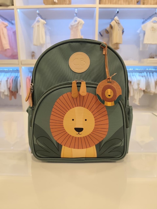mochila kids leon verde