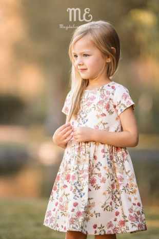 vestido de gabardina estamp julita