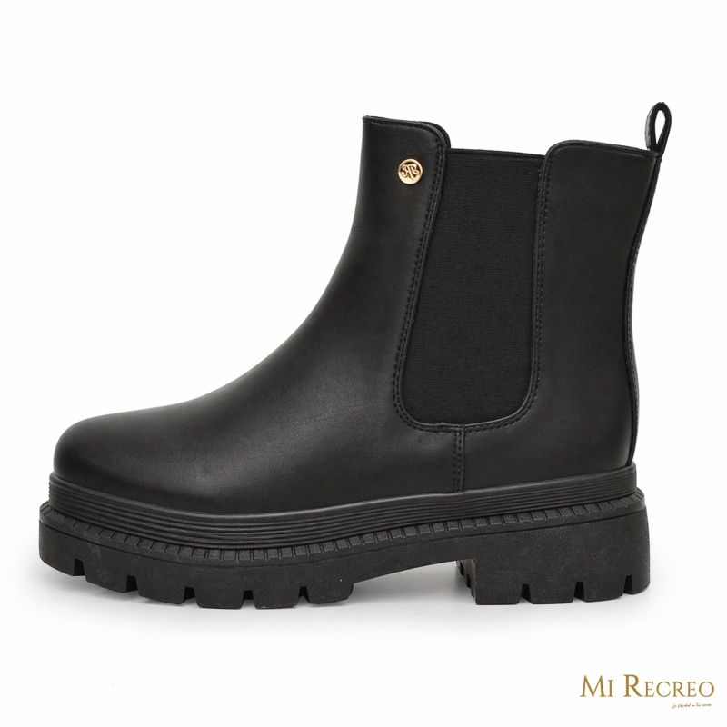 BOTA CORTA DE MUJER NEGRO MODENA