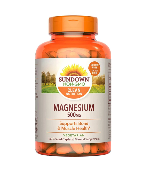 MAGNESIO 500MG SUNDOWN 180 CÁPSULAS