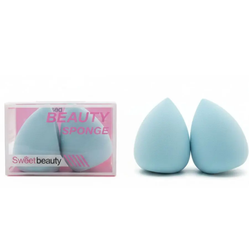 DUO DE ESPONJITAS DE MAKEUP (ROSA O LILA)