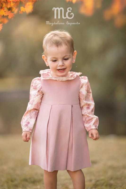 jumper de corderoy de algodon forrado jazmin rosa