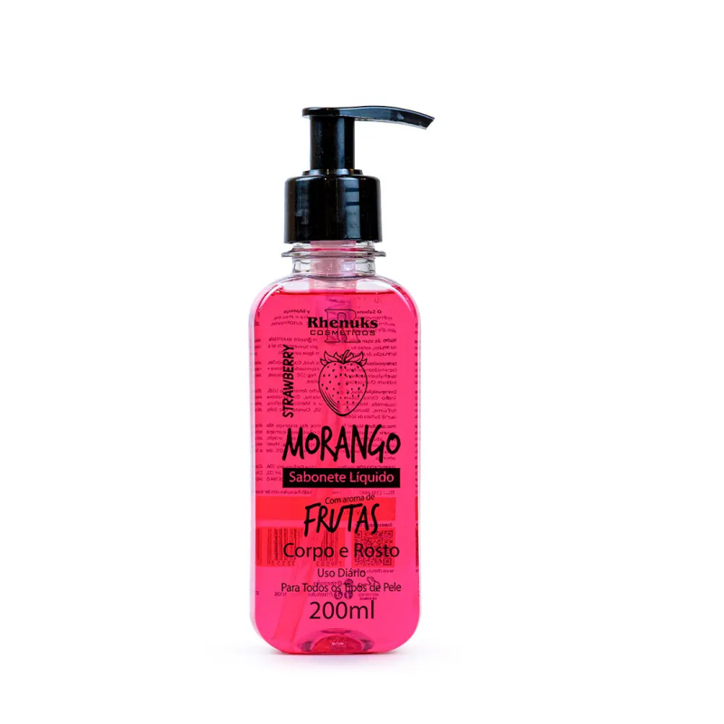 JABÓN FACIAL Y CORPORAL FRUTILLA - RHENUKS 200ML