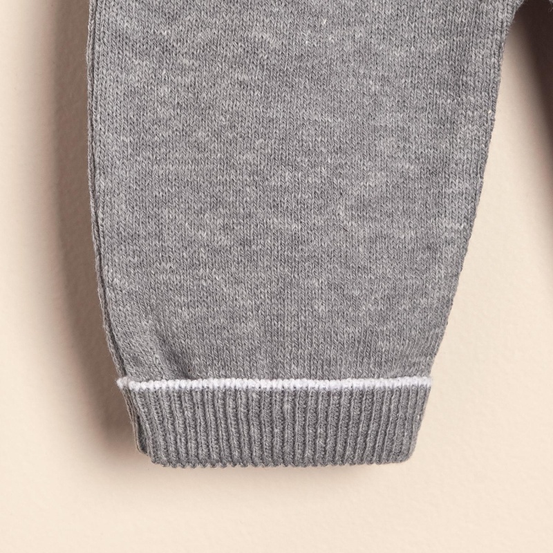 conjunto de sweater comb bowie gris