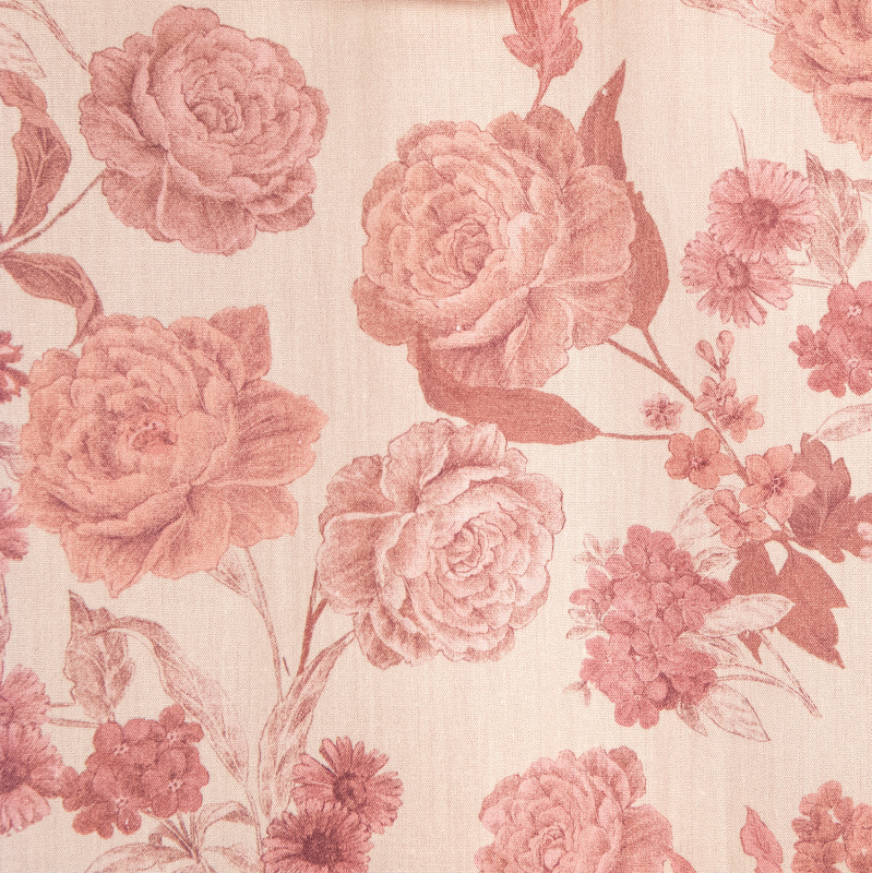 vestido de poplin de algodon estampado roses are roses