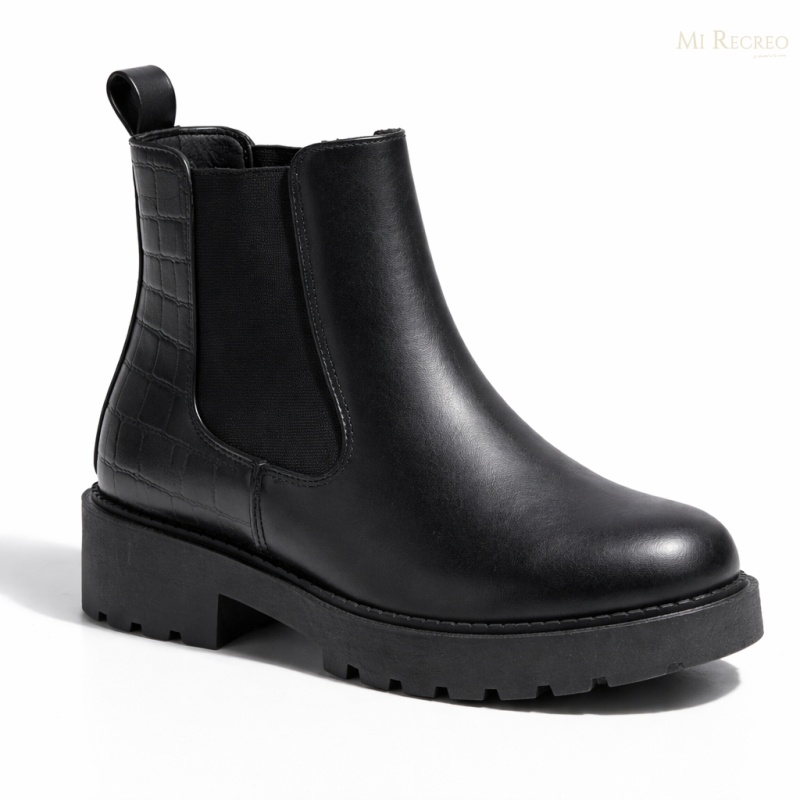 BOTAS CORTAS PARA DAMA NEGRO