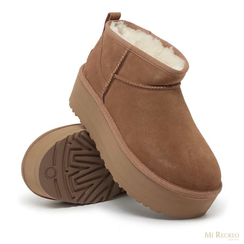 PANTUBOTAS MARRON  CAÑO CORTO