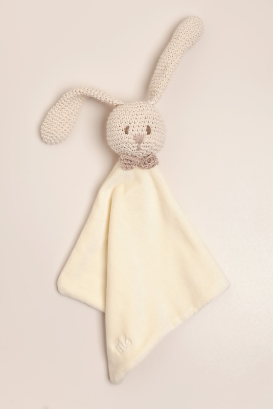 mantita de apego conejo su primer amigo crudo