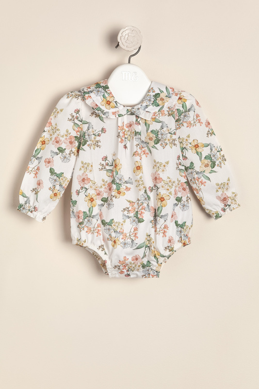 body blusita en poplin de algodon estampado poupee