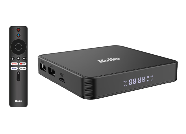 SMART TV BOX KOLKE 4K ANDROID DUAL BAND KVV-765