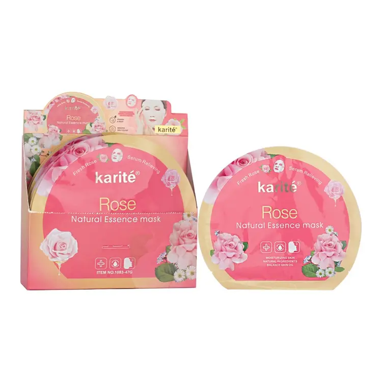 MASCARILLA FACIAL ESENCIA NATURAL ROSA  – KARITE