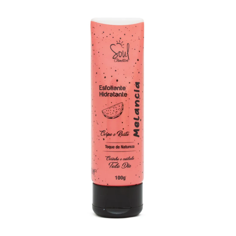 EXFOLIANTE HIDRATANTE CORPORAL Y FACIAL MELANCIA - SOUL COSMETICS